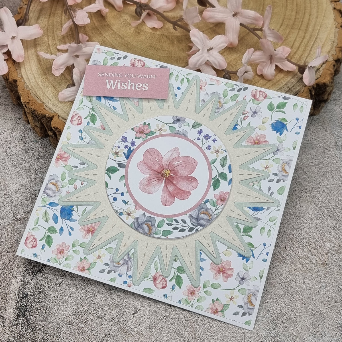 The Paper Boutique Sunny Gardens 6 in x 6 in Decorative Paper Pad