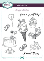 Creative Expressions Designer Boutique Sweet Day 6 in x 8 in Stamp Set