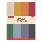 Vintage Carnival Luxury Linen Cardstock - 8.5” x 11”