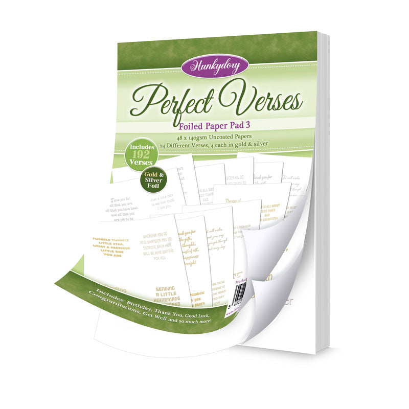 Perfect Verses Foiled Paper Pad - Christmas