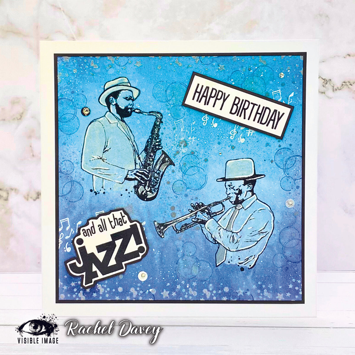 Visible Image All That Jazz 4 in x 6 in Stamp Set