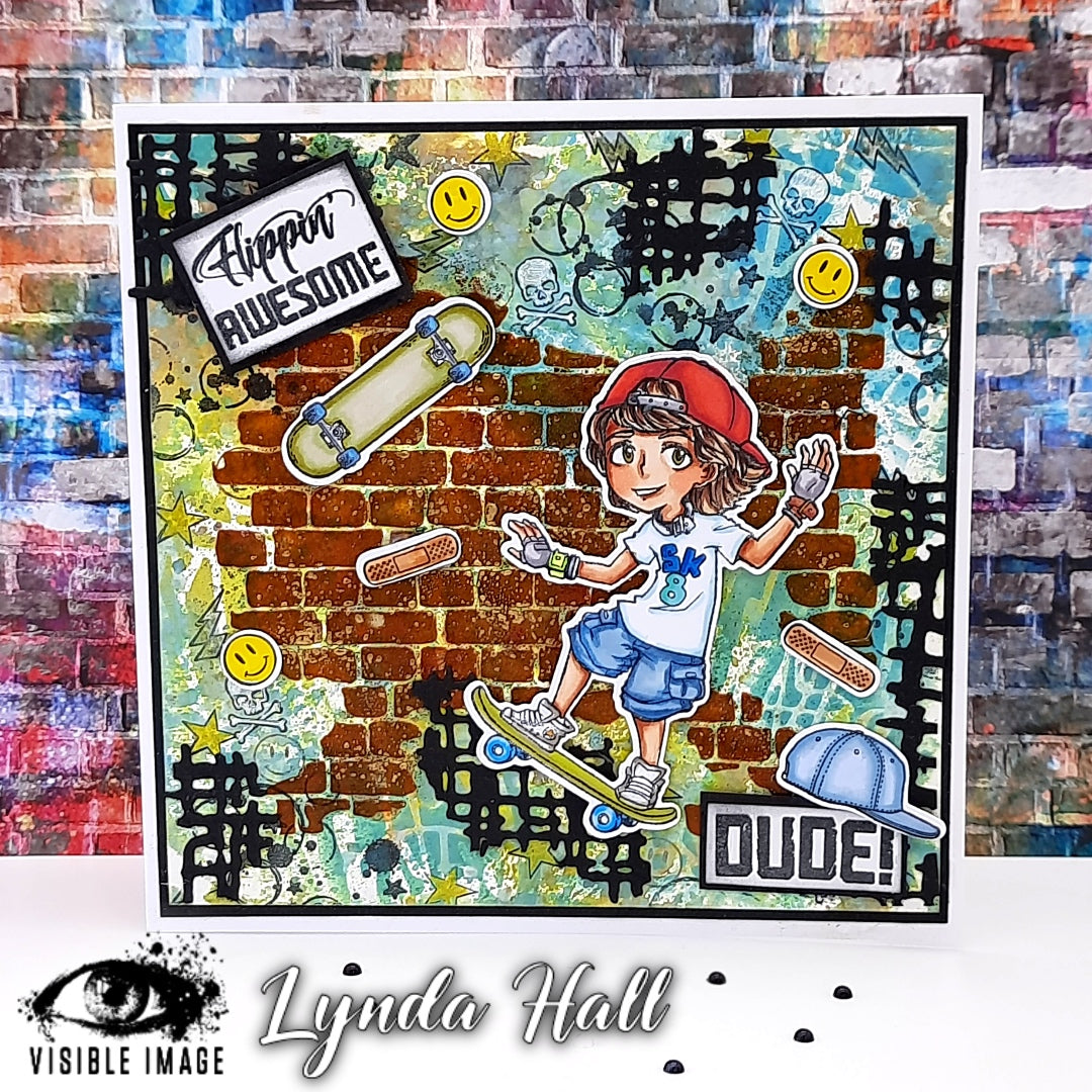 Visible Image Jake Skates - A6 Stamp Set