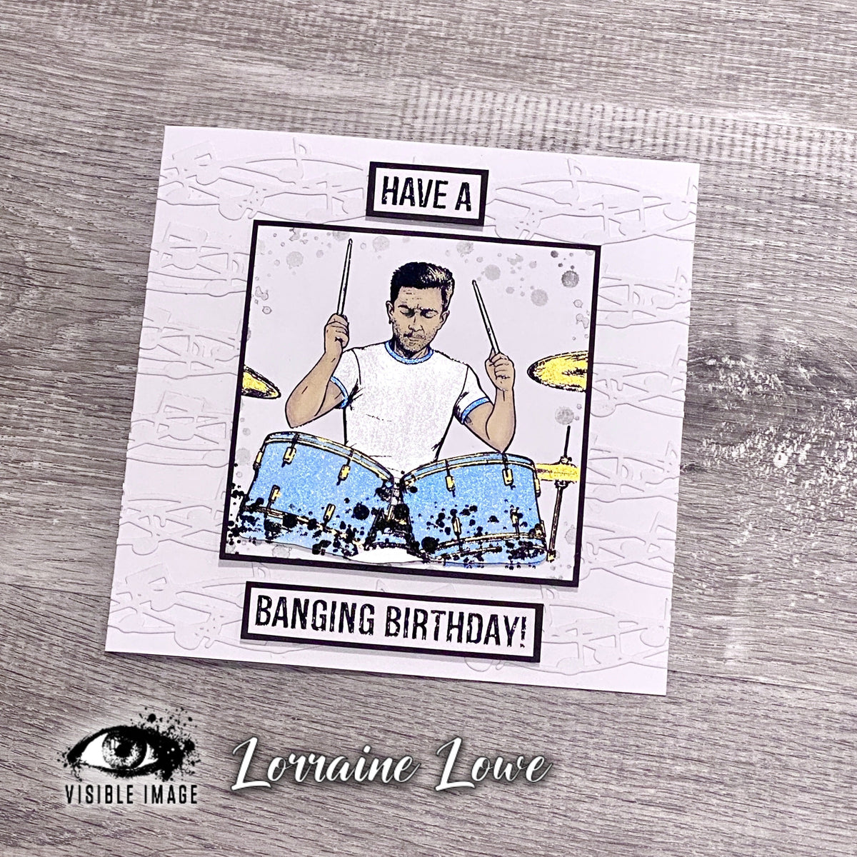 Visible Image Make Some Noise 4 in x 6 in Stamp Set