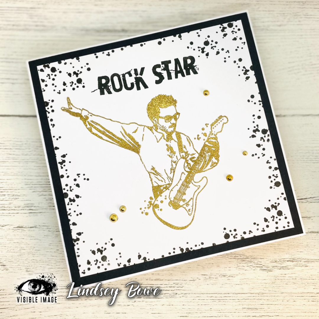 Visible Image Rock Star 4 in x 6 in Stamp Set