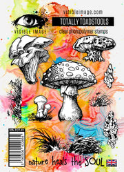 Visible Image Totally Toadstools - A6 Stamp Set