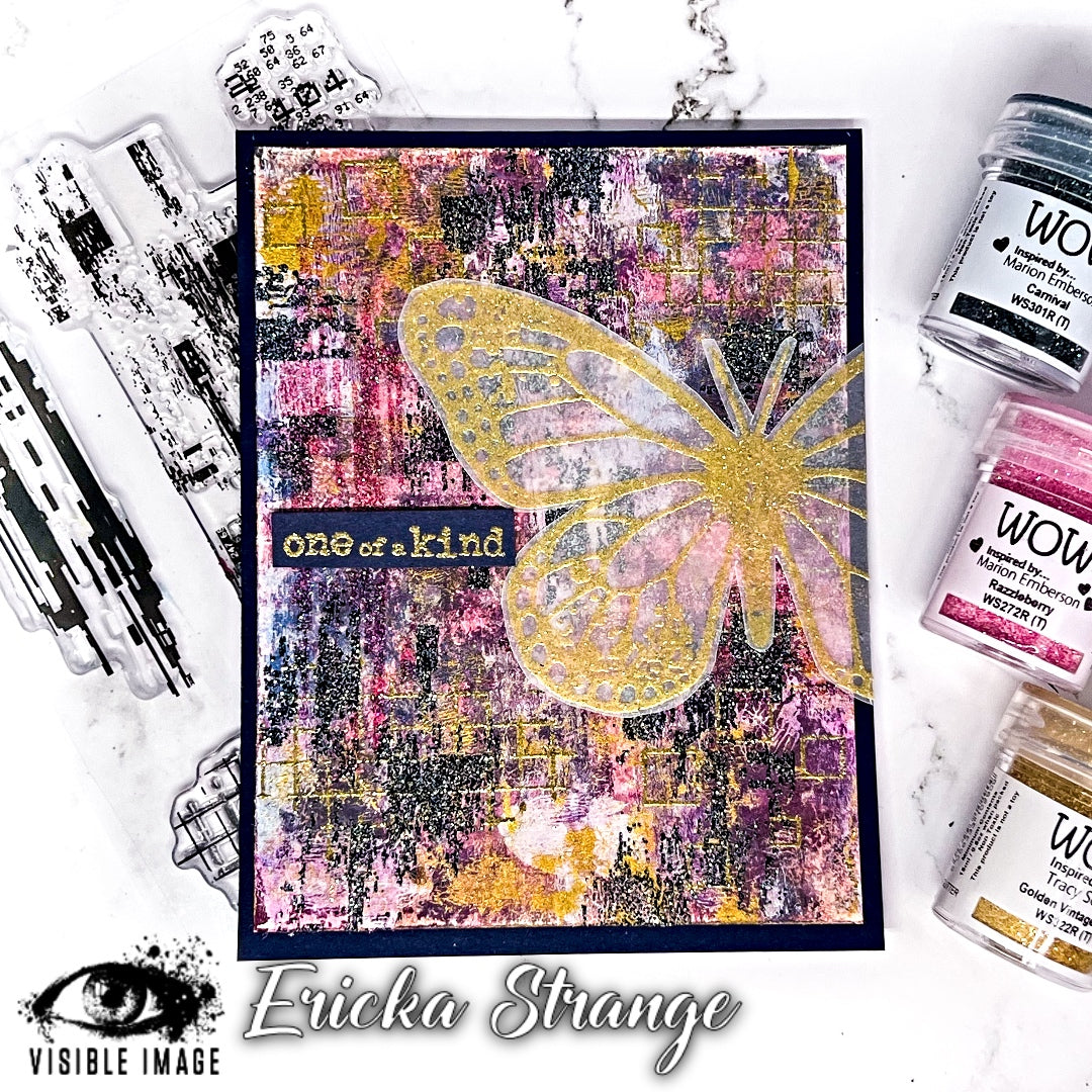 Visible Image Transmission Glitch - A6 Stamp Set