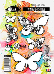 Visible Image Wings of Change - A6 Stamp Set