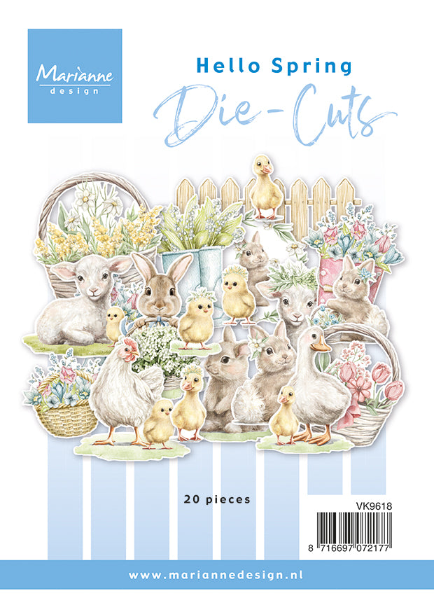 Marianne Design A6 Die-Cuts - Hello Spring