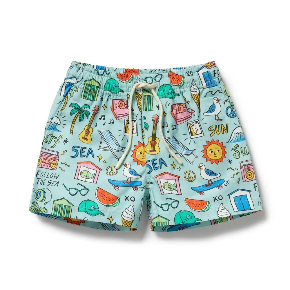 Wilson + Frenchy Sun Surf & Sea Board Shorts
