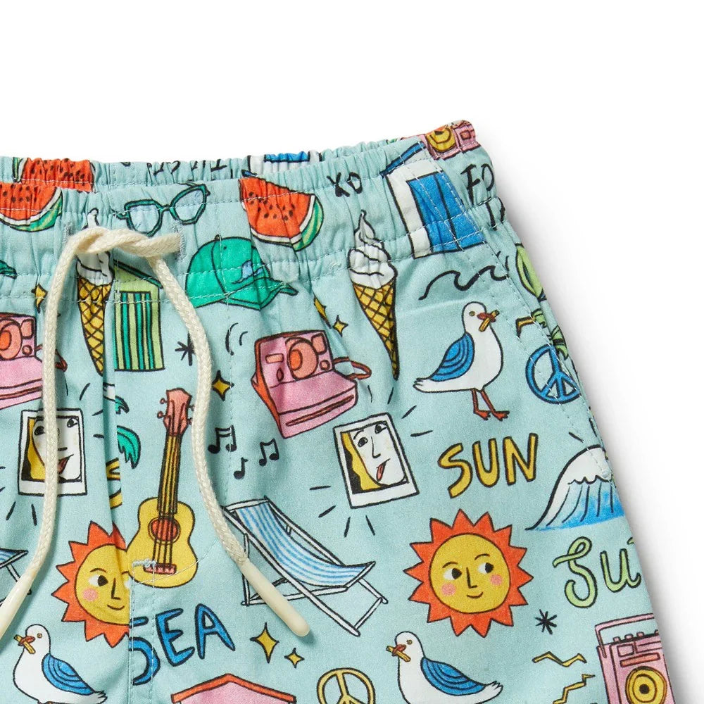 Wilson + Frenchy Sun Surf & Sea Board Shorts