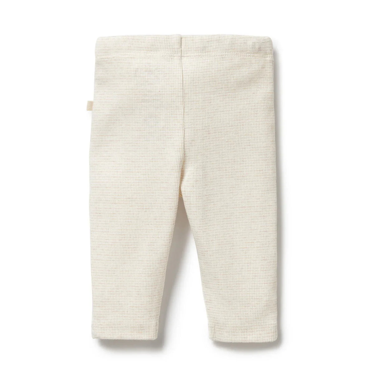 Wilson + Frenchy Organic Stripe Rib Legging, Oatmeal