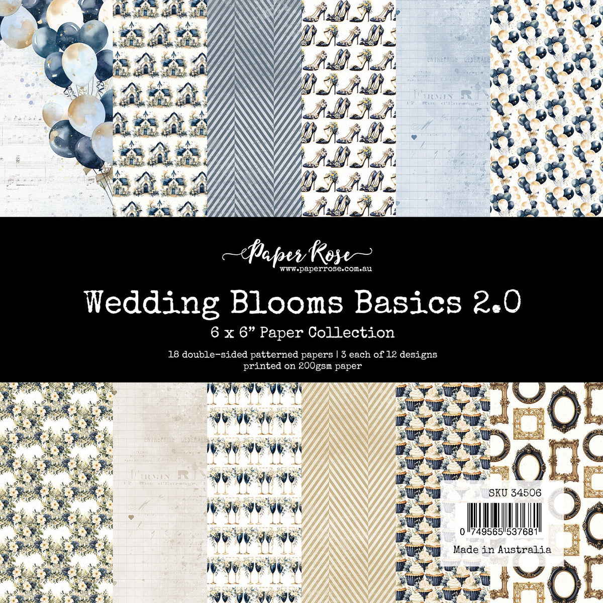 Wedding Blooms Basics 2.0 6x6 Paper Collection 34506