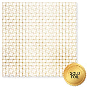 Wedding Joy Foil Gold E 12 x 12 Paper (6 pc Bulk Pack) 34524