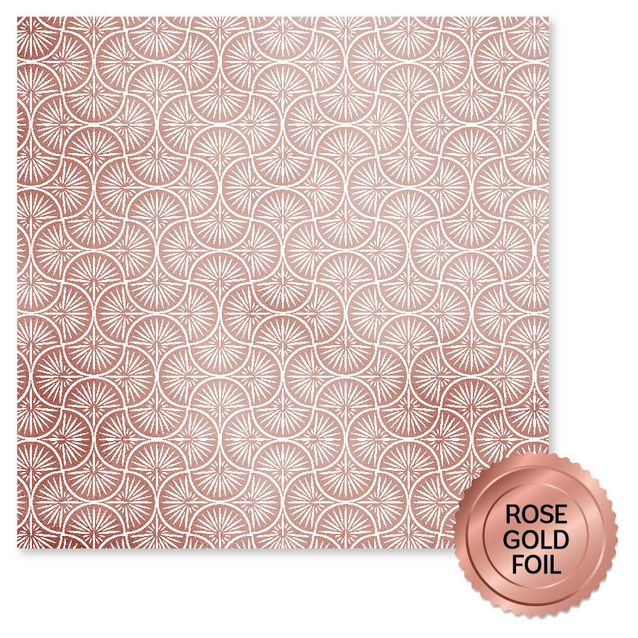 Wedding Joy Foil Rose Gold 12x12 Paper Collection 34557