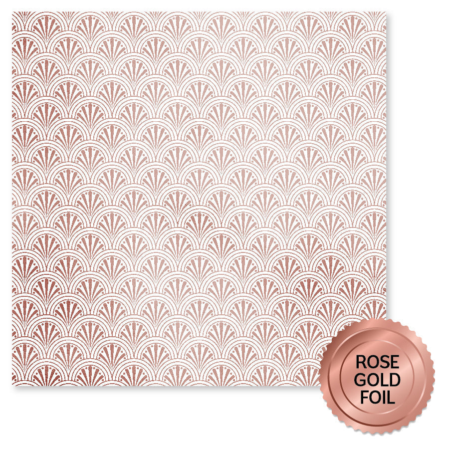 Wedding Joy Foil Rose Gold 12x12 Paper Collection 34557