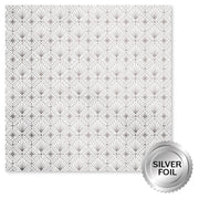 Wedding Joy Foil Silver B 12 x 12 Paper (6 pc Bulk Pack) 34539
