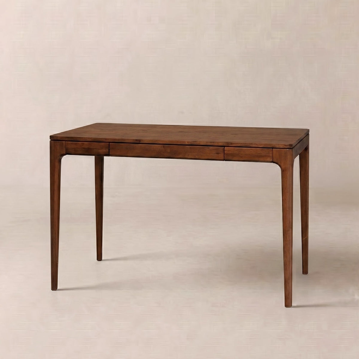 Wilma 48 in Solid Rubber Wood Desk