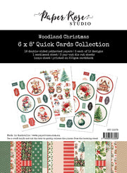Woodland Christmas 6x8" Quick Cards Collection 33378
