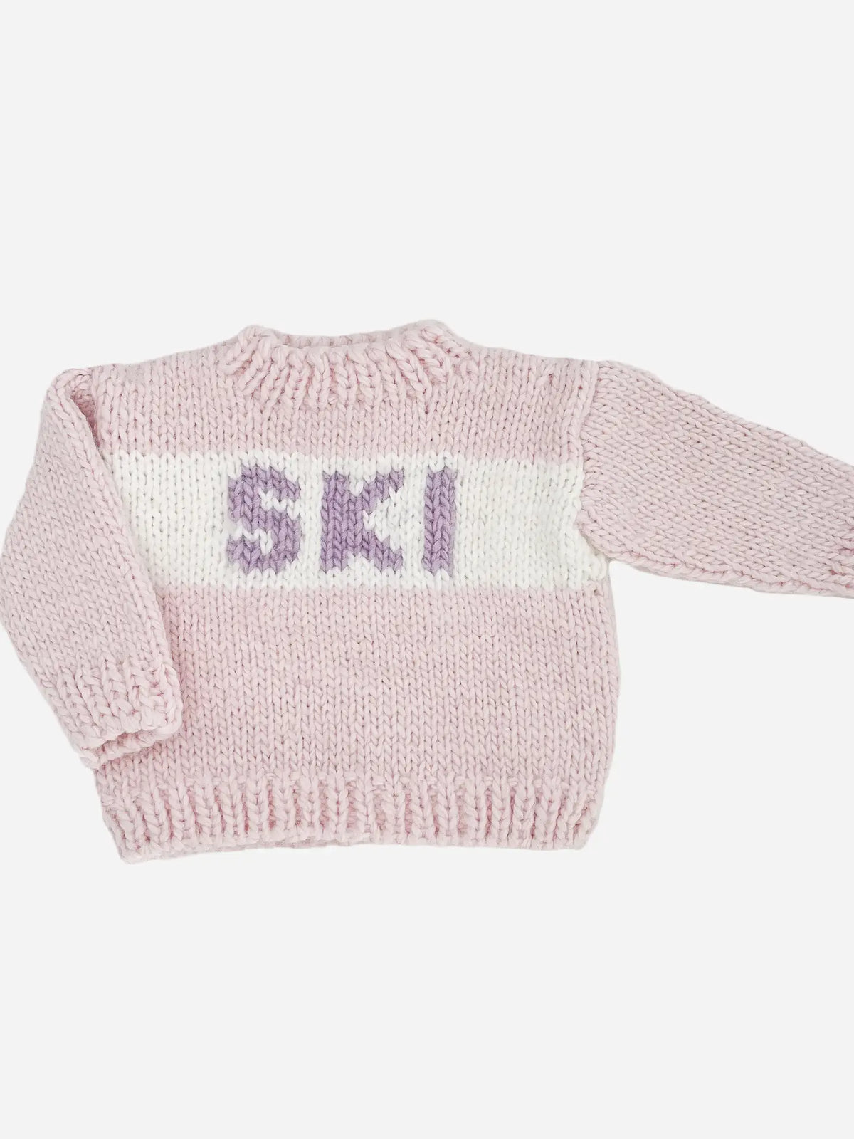 The Blueberry Hill Ski Sweater, Baby Pink