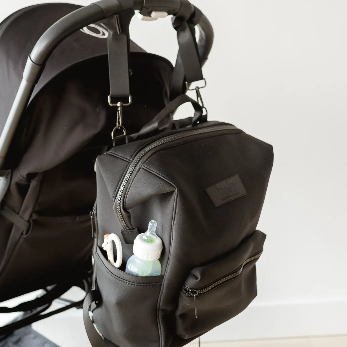 Baby Diaper Backpack | Black | Bag and Bougie