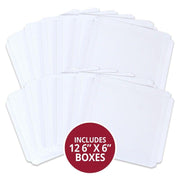 Handmade Card Boxes 6" x 6" - 12 x Boxes