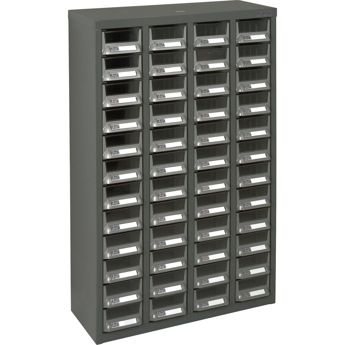 KPC-400 Galvanized Steel Parts Cabinet, 48 Drawers, Grey