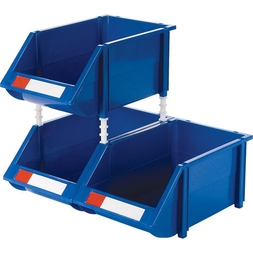 Stack & Hang Bin, 8-3/16" W x 6-3/16" H x 14" D, Blue
