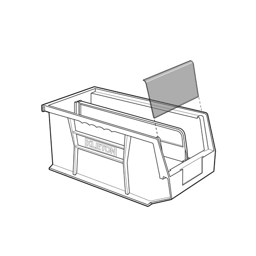 Stack & Hang Bin, 4-1/8" W x 3" H x 7-3/8" D, Green