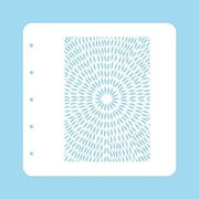 Stencil A6 For Magnetic Colour Set Stencil Burst