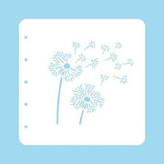 Stencil A6 For Magnetic Colour Set Stencil Dandelion
