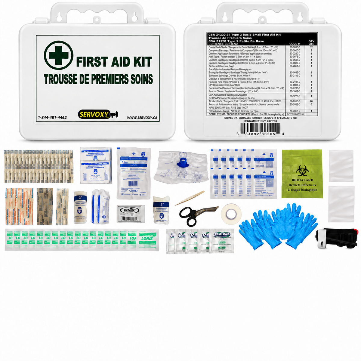 CSA Z1220-24 Type 2 Small First Aid Kit, 2-25 Workers