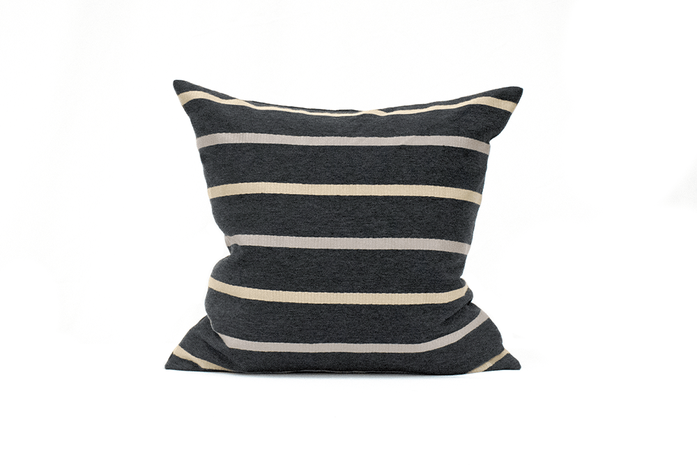 Canadian Down & Feather Espresso Stripe Cushion Cover
