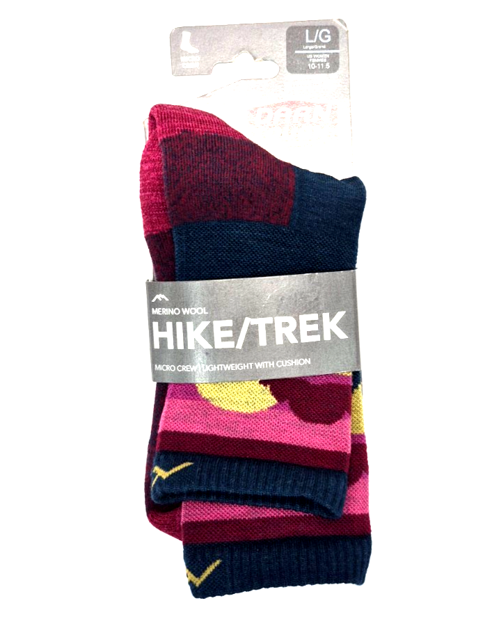 Darn Tough Women's Sunset Ledge Micro Crew Lightweight Hiking Sock 5005