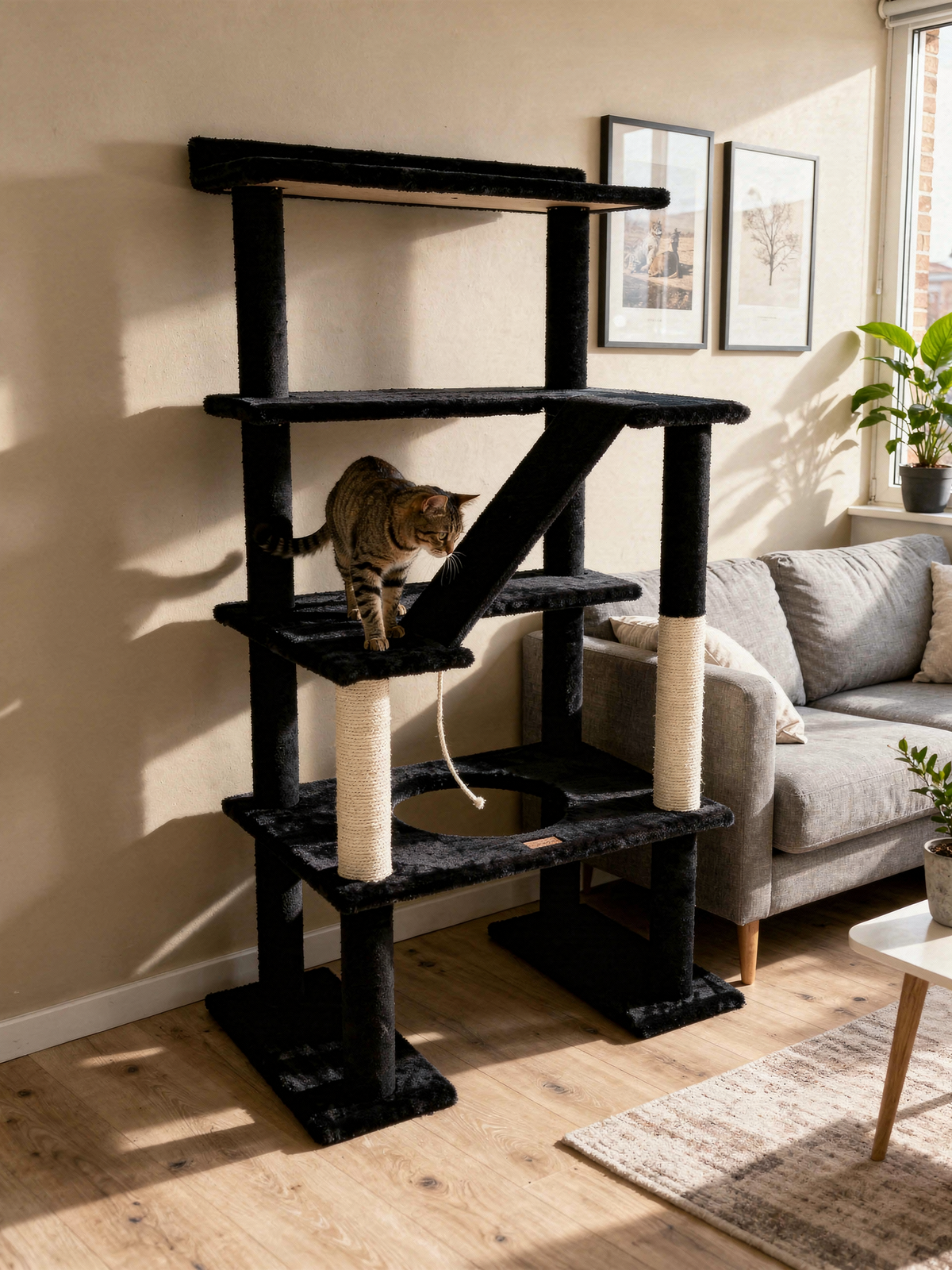 Noba Maine Coon 65 in 5-Level Cat Tower