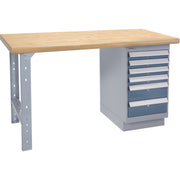 Heavy-Duty Workbench, 1500 lbs. Cap., 60" W x 24" D, 34" H
