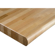 Laminated Hardwood Workbench Top, 60" x 30" x 1-3/4", Bullnose Edge
