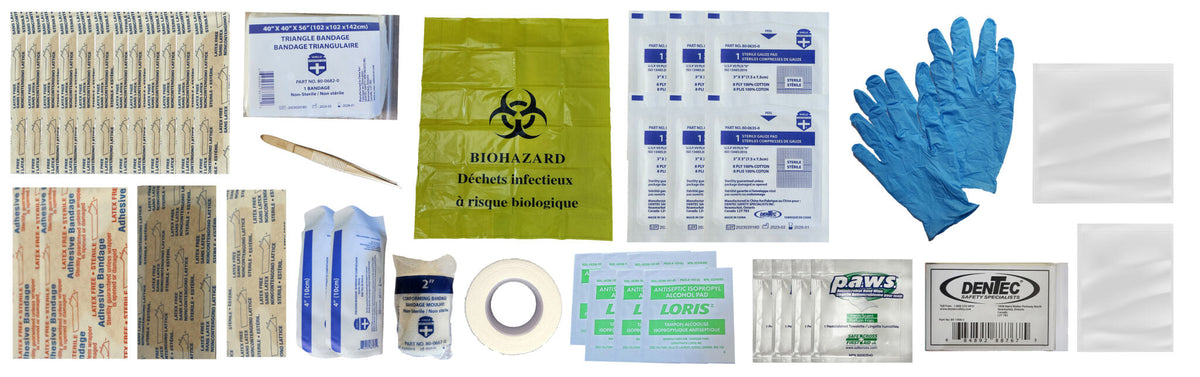 CSA Z1220-24 Type 1 Personal First Aid Kit, 1 Worker, Quebec and NS