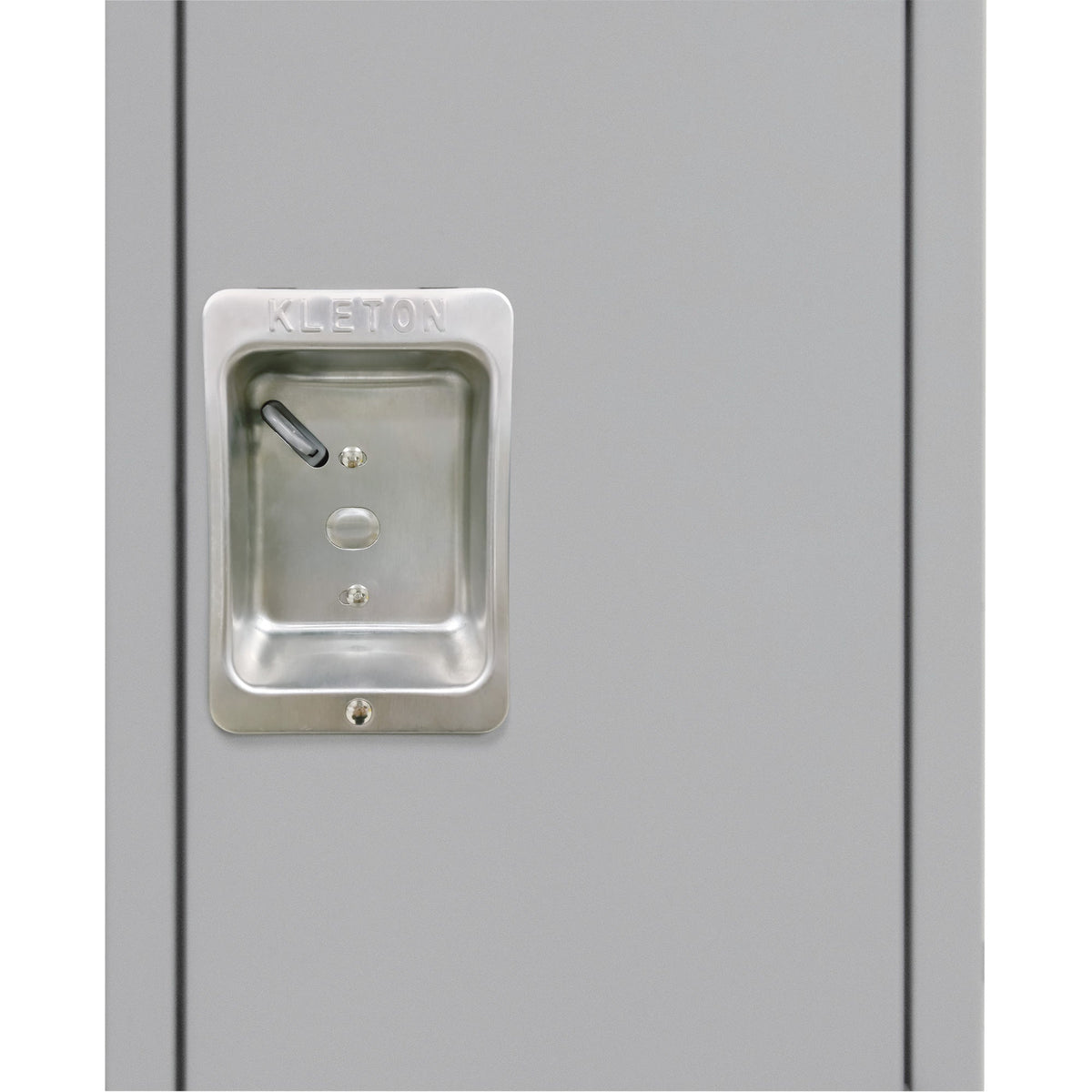 Lockers, 3 -tier, 12" x 18" x 86", Steel, Grey, Knocked Down
