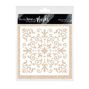 For The Love Of Masks - Filigree Swirl Tile