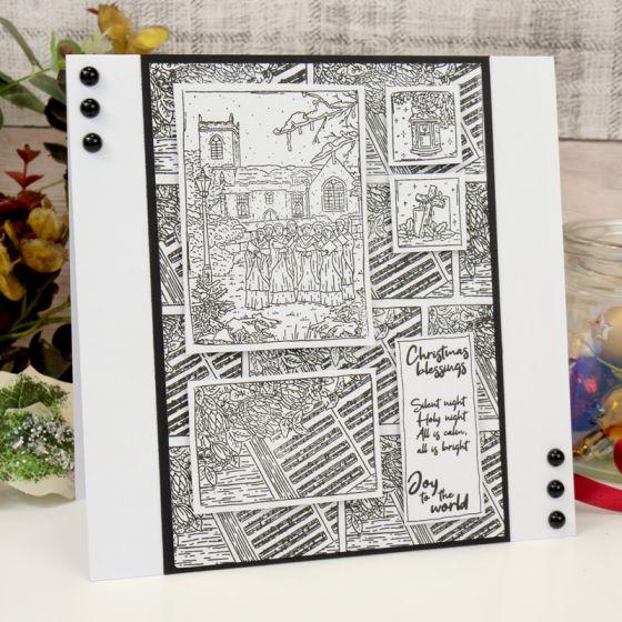 For The Love Of Stamps - Church Choir A6 Stamp Set