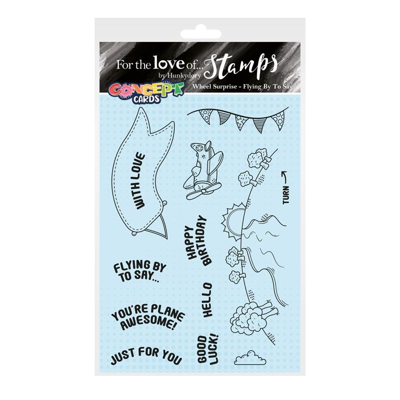 For The Love Of Stamps - Wheel Surprise - Flying By To Say