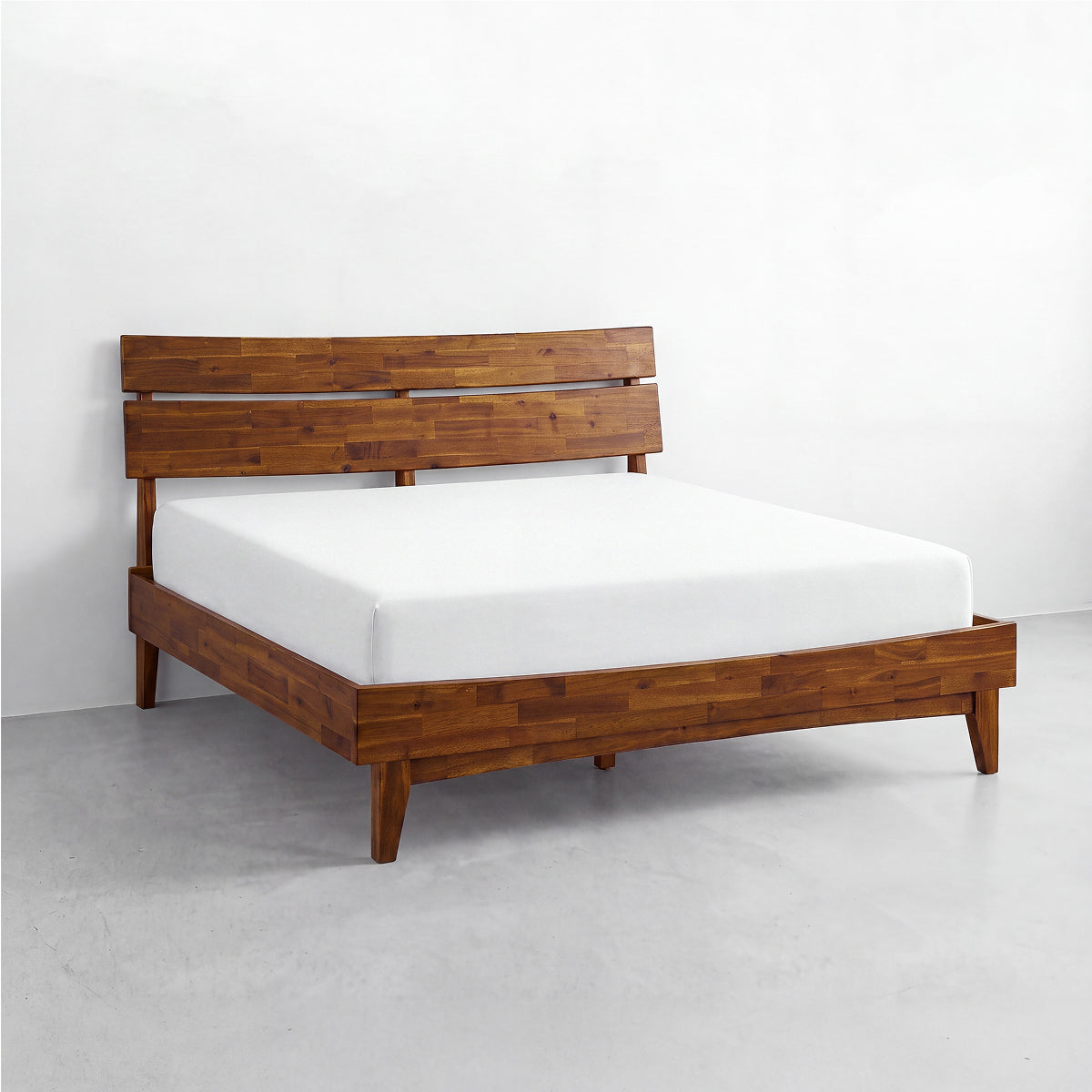 Aurora Solid Acacia Wood Bed Frame