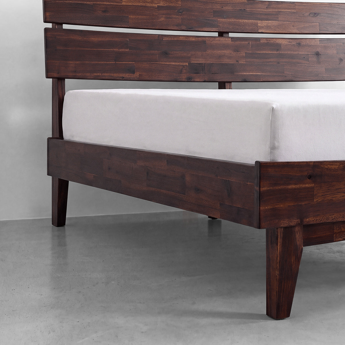 Aurora Solid Acacia Wood Bed Frame