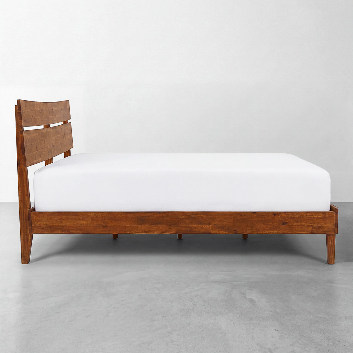 Aurora Solid Acacia Wood Bed Frame