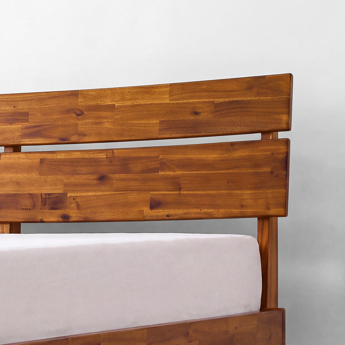 Aurora Solid Acacia Wood Bed Frame