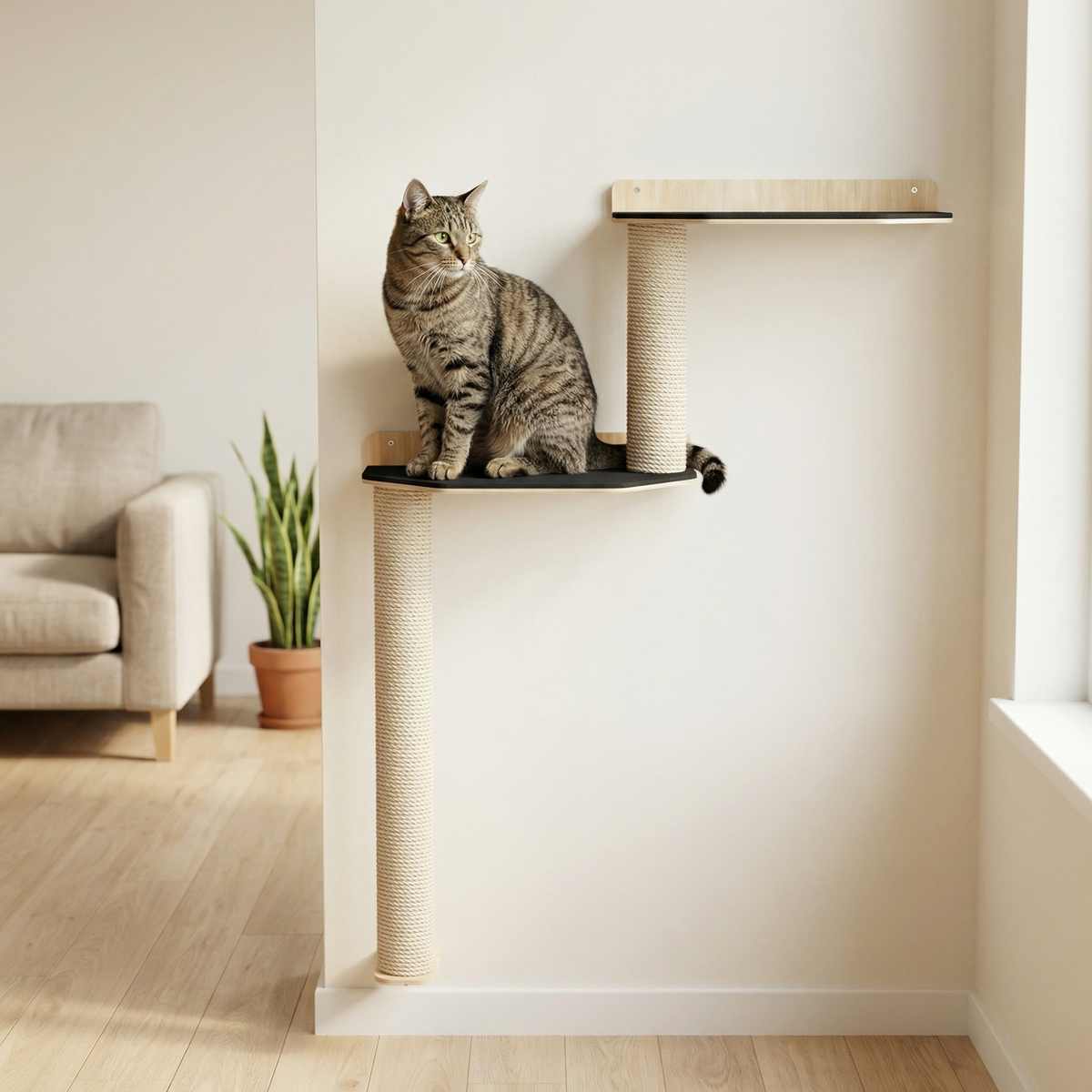 Noba Mural Parkour Wall Mounted Cat Climber