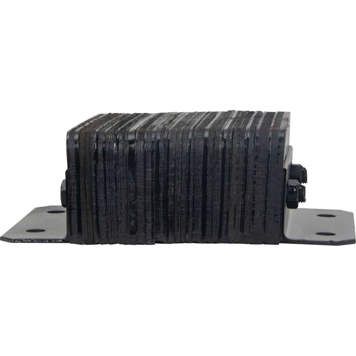 Laminated Dock Bumpers, Horizontal, Rubber, 12" W x 4" D x 10" H