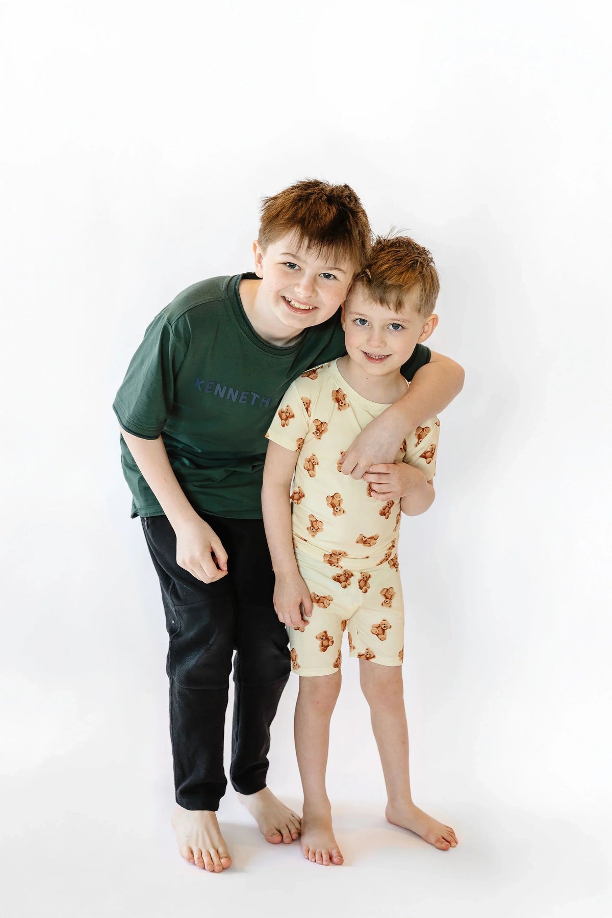 Sunset Snuggles Kids Teddy Bear Long Sleeve Pyjama Top