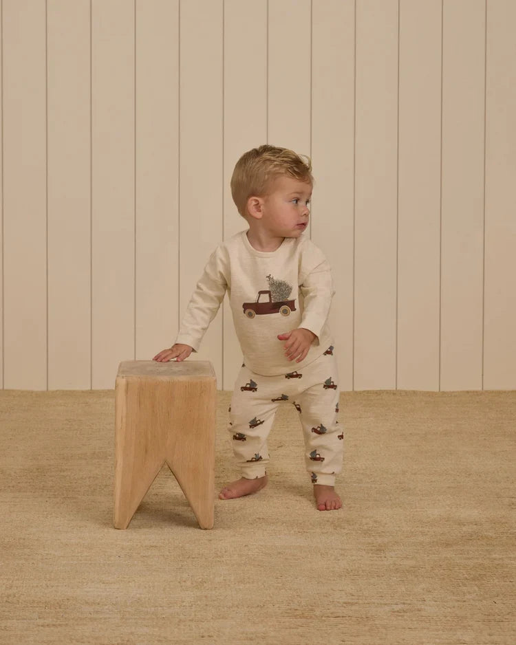 Rylee + Cru Long Sleeve Tee and Pant Set, Trucks