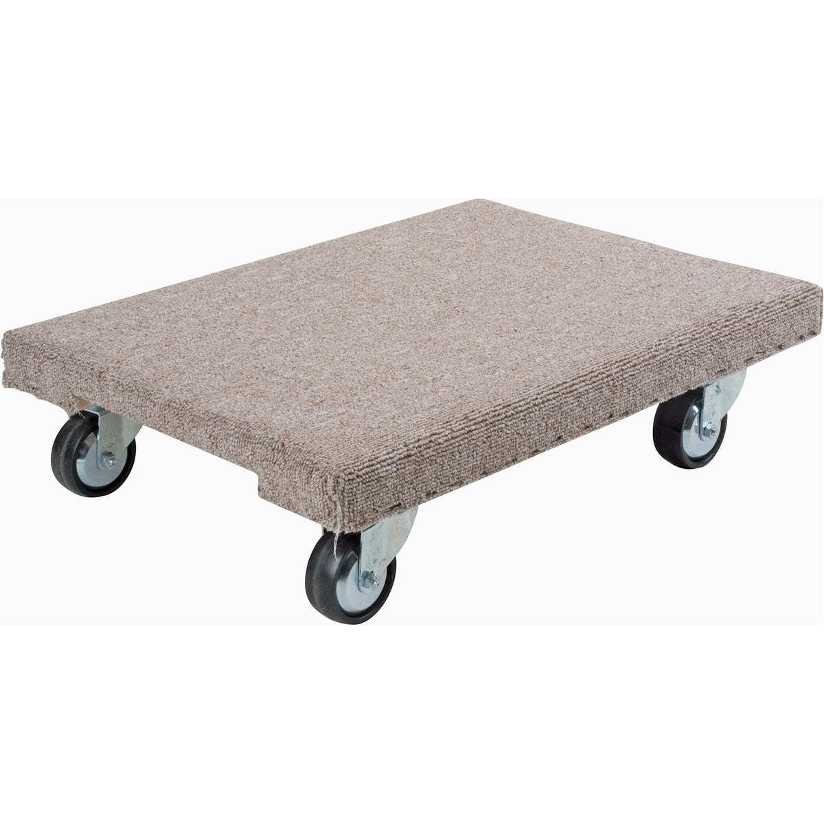 Medium-Duty Solid Wood Dolly, 18" x 30", 900 lb, Polyolefin Wheels